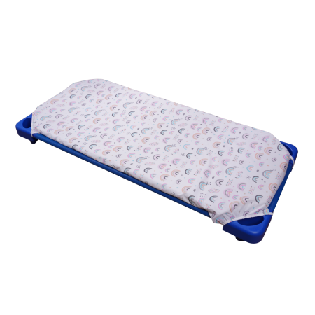 Cearsaf patut stivuibil gradinita sau cresa model curcubee roz [0]