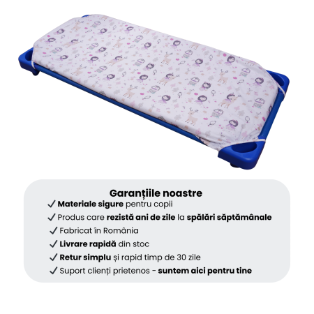 Cearsaf patut stivuibil gradinita sau cresa model fetite [5]