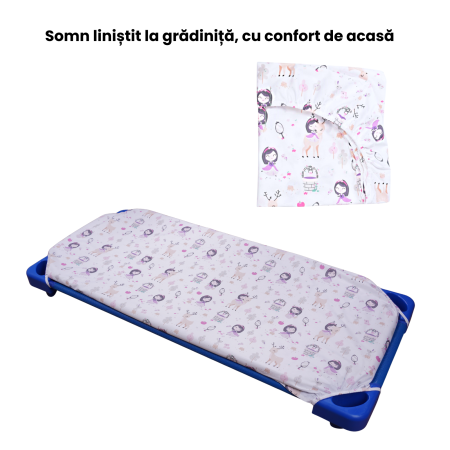 Cearsaf patut stivuibil gradinita sau cresa model fetite [1]