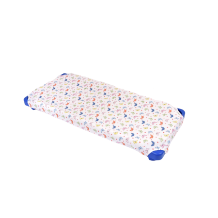 Cearsafuri si protectii - Cearsaf patut stivuibil gradinita sau cresa model fluturasi