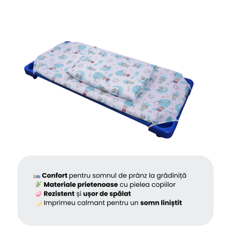 Cearsaf patut stivuibil gradinita sau cresa model ursuleti in balon [6]