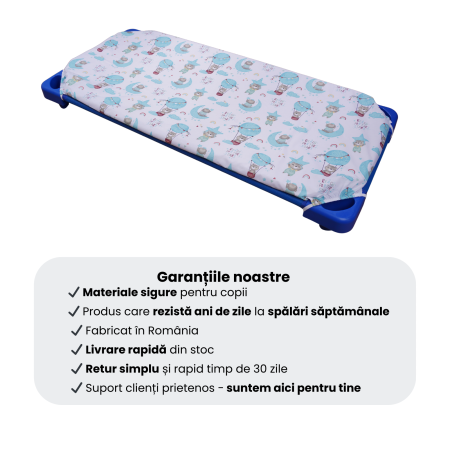 Cearsaf patut stivuibil gradinita sau cresa model ursuleti in balon [5]