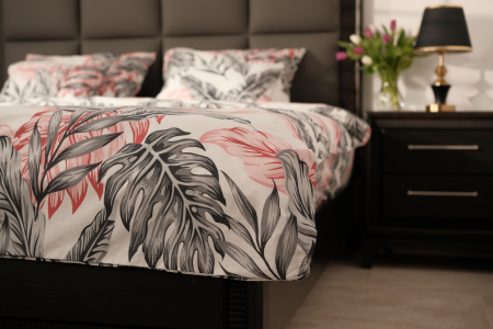 Feather Noir - lenjerie de pat bumbac 100% personalizabila pe dimensiuni [2]