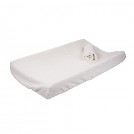 Baie - Husa masa de infasat si prosopel 80x50 cm frotir bumbac 100% culoare ivoire