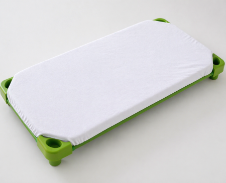 Produse individuale gradinita - Husă saltea pat stivuibil(133x58 cm) din microfibră simplă