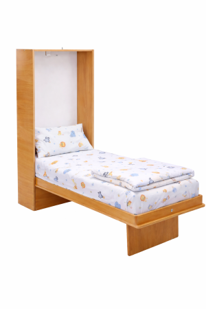 Lenjerie 2 piese pătuț incastrabil(140x60 cm) pentru grădiniță sau creșă, bumbac 100%, model Animăluțe Safari [1]