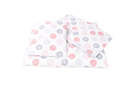 Lenjerie Landou / Lenjerie Cosulet Bebe - Lenjerie 3 piese bumbac 100%  model ghemotoace  patut 120x60 cm