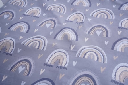 Lenjerie 3 piese model curcubee blue si plus patut 120x60 cm [3]