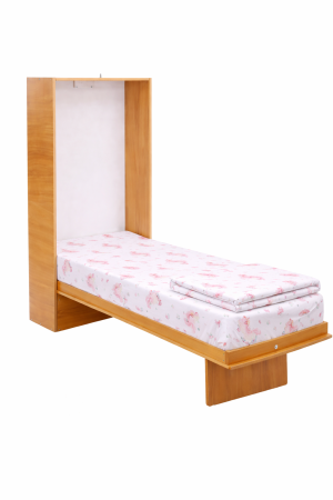 Lenjerie 3 piese patut incastrabil sau rabatabil bumbac 100% model unicorni roz [2]
