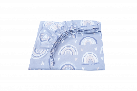 Lenjerie 3 piese patut stivuibil model curcubee blue [1]