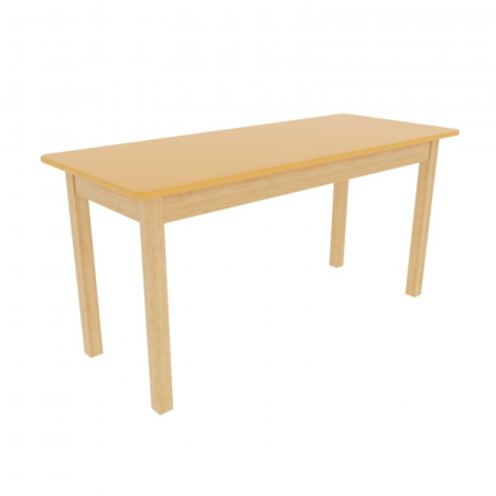 Mese Gradinita - Masa dreptunghiulara gradinita si cresa, cadru lemn masiv de FAG,blat din pal melaminat cant abs 120x60x47 cm