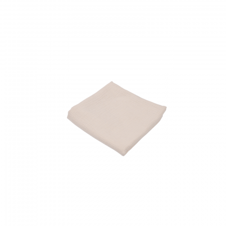 Paturici Muselina Bebelusi Certificata GOTS - Muselina culoare beige bumbac organic 100% certificat GOTS, 80x80 cm