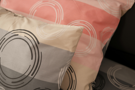Rose Circles   - lenjerie de pat bumbac 100% personalizabila pe dimensiuni [2]
