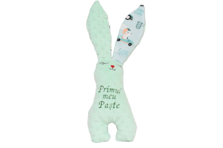 Pachet cadou bebelus Iepuras Paste plus verde menta si  3x scutece finet crengute [1]