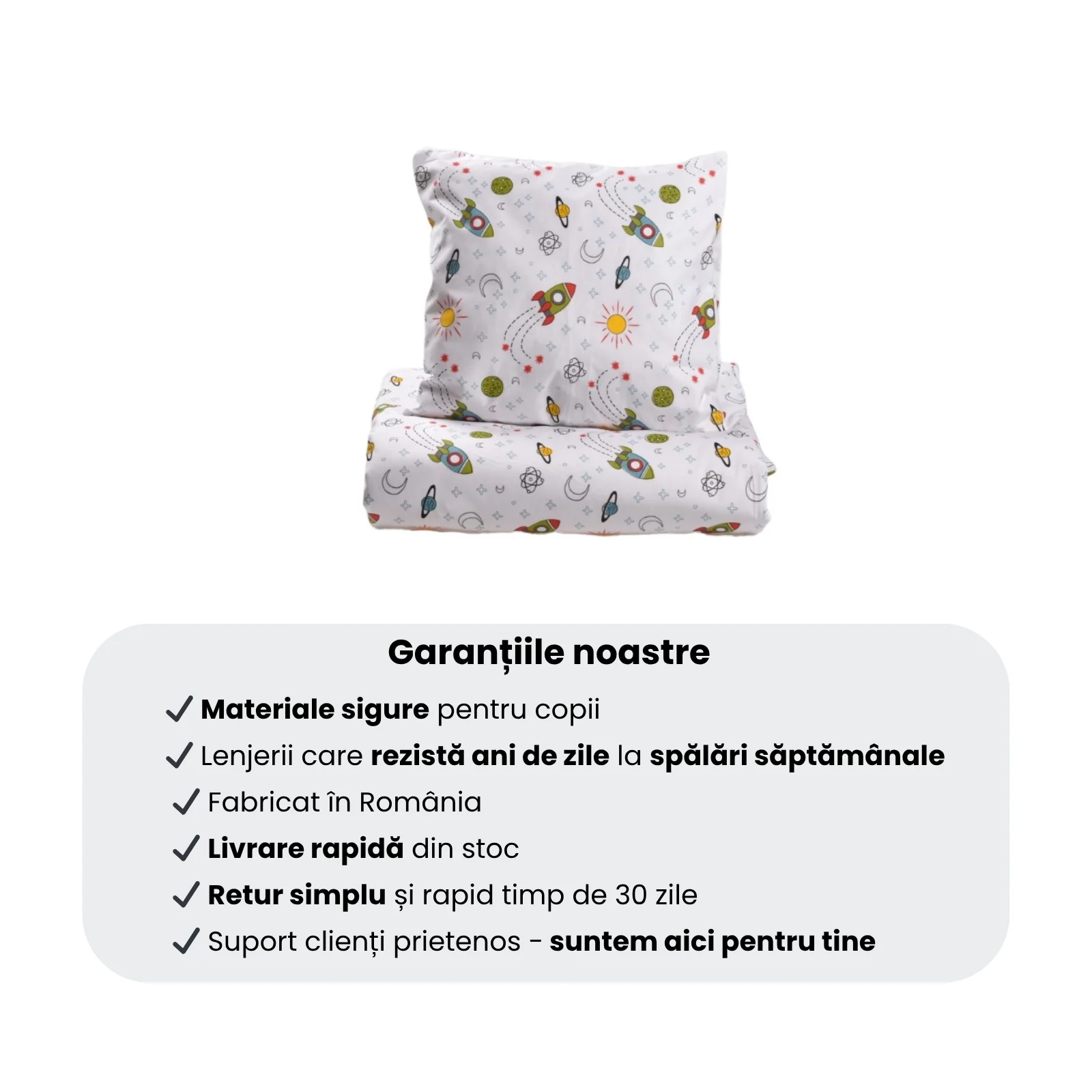 Pachet Set lenjerie 3 piese model rachete patut stivuibil + saltea patut stivuibil + protectie impermeabila [4]