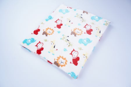 Paturica Bebe 90x70 cm – Model Animalute, Moale si Calduroasa, cu Doua Fete [1]