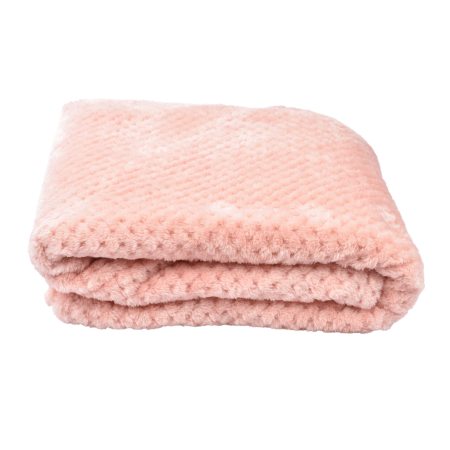 Paturici Bebe - Paturica pentru copii baby fleece roz pudra 90x110 cm