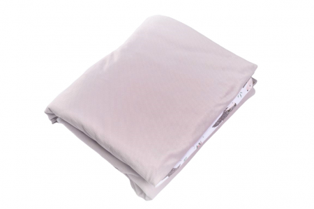 Paturica soft minky cu bumbac model arici [2]