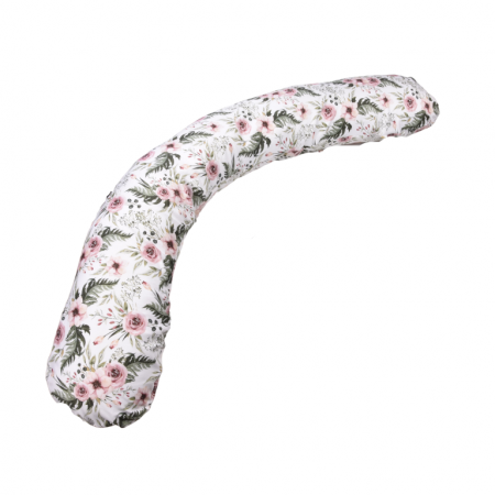 Perna gravide multifunctionala bumbac 100% premium model trandafiri [3]