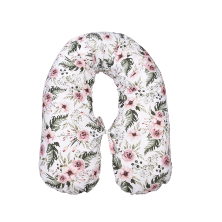 Perna gravide multifunctionala bumbac 100% premium model trandafiri [1]