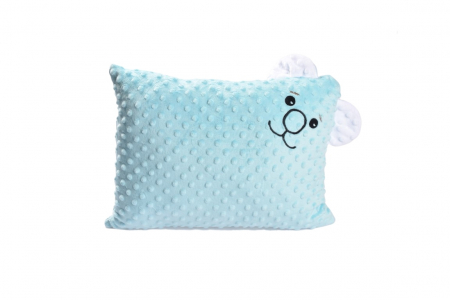 Decorul camerei - Pernuta Ursulet minky bleu