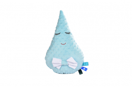 Pernute forma picatura - Pernuta picatura plus minky bleu