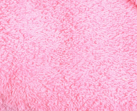 Poncho copii frotir bumbac 100% roz cu gluga alba  2-8 ani [1]