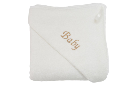 Baie - Prosop bumbac frotir 100%, culoare  crem, 100x100 cm, cu capison