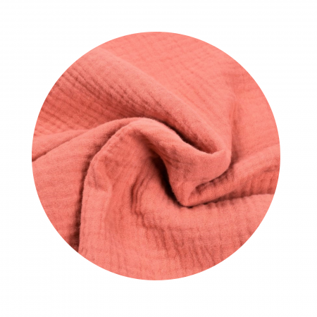 Prosoape Roz - Prosop din muselina organica bumbac 100%, 75x75 cm