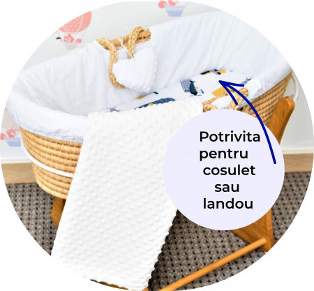 Protectie impermeabila cosulet si landou 72x30 cm [3]