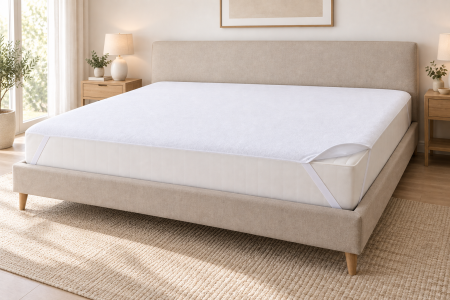 Lenjerie Pat 160x200 - Protecție impermeabilă pentru pat matrimonial, cu prindere elastică