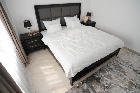 Lenjerie Pat 1 Persoana - Cloud Percale - lenjerie de pat bumbac 100% percal gros, personalizabila pe dimensiuni
