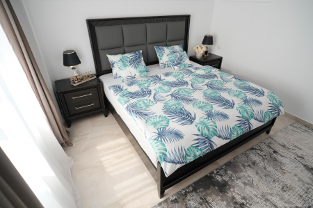 Lenjerie Pat 1 Persoana - Tropical Air - lenjerie de pat bumbac 100% personalizabila pe dimensiuni