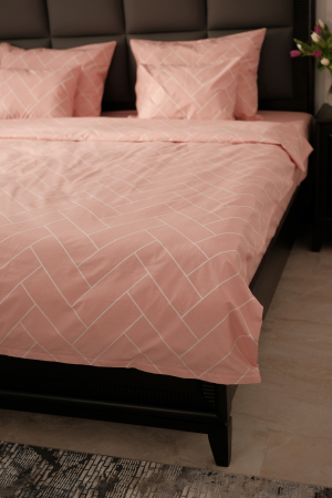 Blush Lines   - lenjerie de pat bumbac 100% personalizabila pe dimensiuni [1]