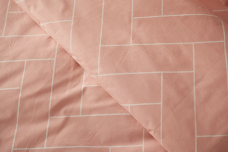 Blush Lines   - lenjerie de pat bumbac 100% personalizabila pe dimensiuni [2]