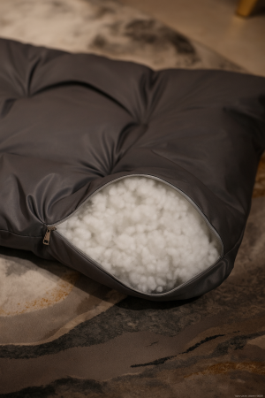 Saltea pernă impermeabilă, matlasată, pentru căței și pisici, talie medie si mică, pentru interior și exterior, 100x65 cm [4]