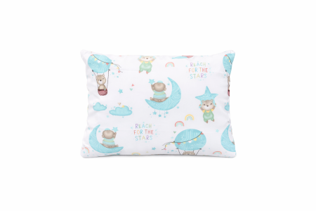 Set 3 huse pernuță 40x28 cm – Model Cifre, Steluțe Bleu & Ursuleț în Balon [3]