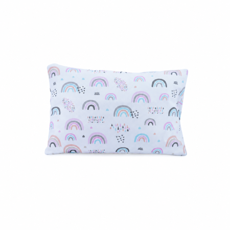 Set 3 huse pernuță 40x28 cm – Model Fetițe, Steluțe roz si Curcubee roz [3]