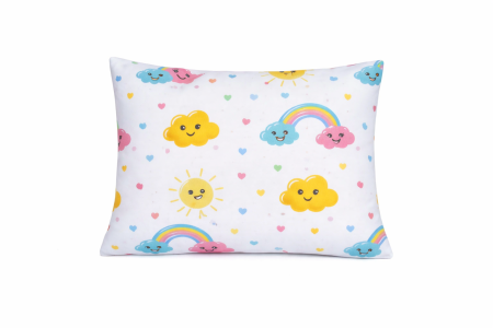 Set 3 huse pernuță 40x28 cm – Model cu rățuște, Curcubee și norișori și Albinuțe și buburuze [3]