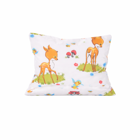 Set 3 huse pernuță 40x28 cm- Model Fluturași, Căprioare si Animăluțe și ciuperci [2]