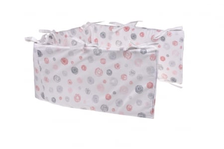 Set complet 2 bucati 180x33 cm, aparatori bumbac model ghemotoace patut 120x60 cm [1]