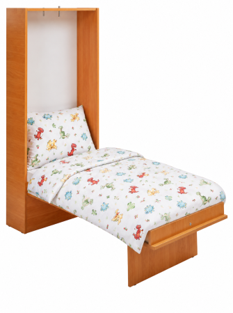 Set complet lenjerie 5 piese pentru patut incastrabil gradinita model dinozauri [1]
