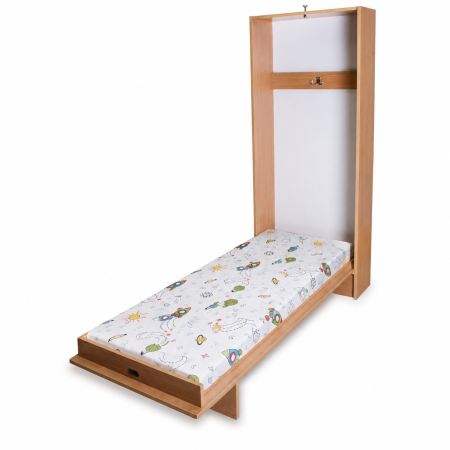 Set complet lenjerie 5 piese pentru patut incastrabil gradinita model rachete [2]