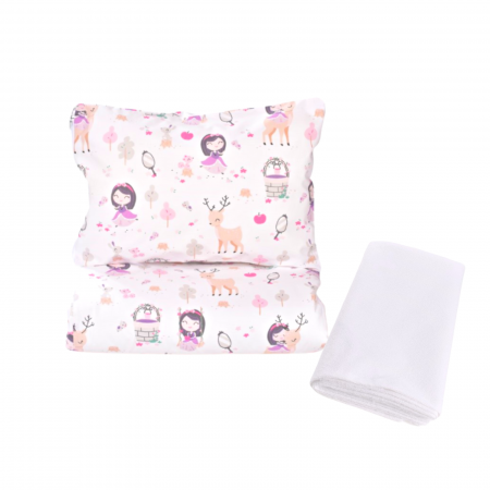 Set lenjerie 3 piese patut stivuibil gradinita, model fetite [1]
