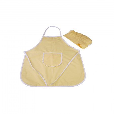 Produse uz frecvent - Set boneta si sort copii 2-10 ani ,bumbac  culoare galben