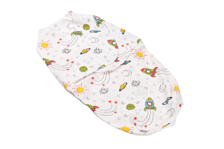 Sistem de Infasare 6-9 Luni - Sistem de infasat bumbac 100% model Rachete  0-3 luni