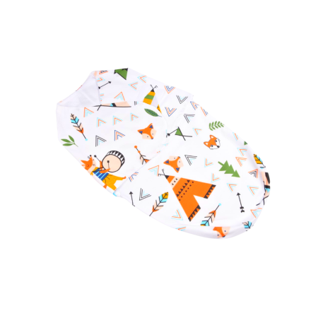 Sistem de Infasare 6-9 Luni - Sistem de infasat bumbac 100% model Animalute  0-3 luni