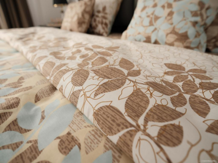 Soft Leaves - lenjerie de pat bumbac 100% personalizabila pe dimensiuni [3]
