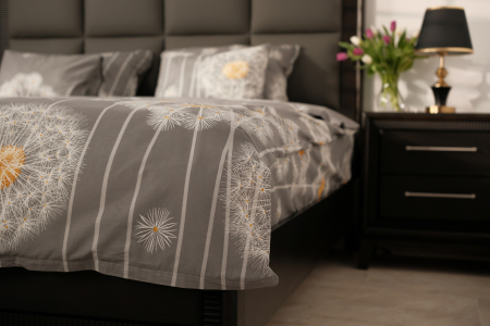 Golden Bloom - lenjerie de pat bumbac 100% personalizabila pe dimensiuni [1]