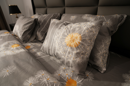 Golden Bloom - lenjerie de pat bumbac 100% personalizabila pe dimensiuni [3]